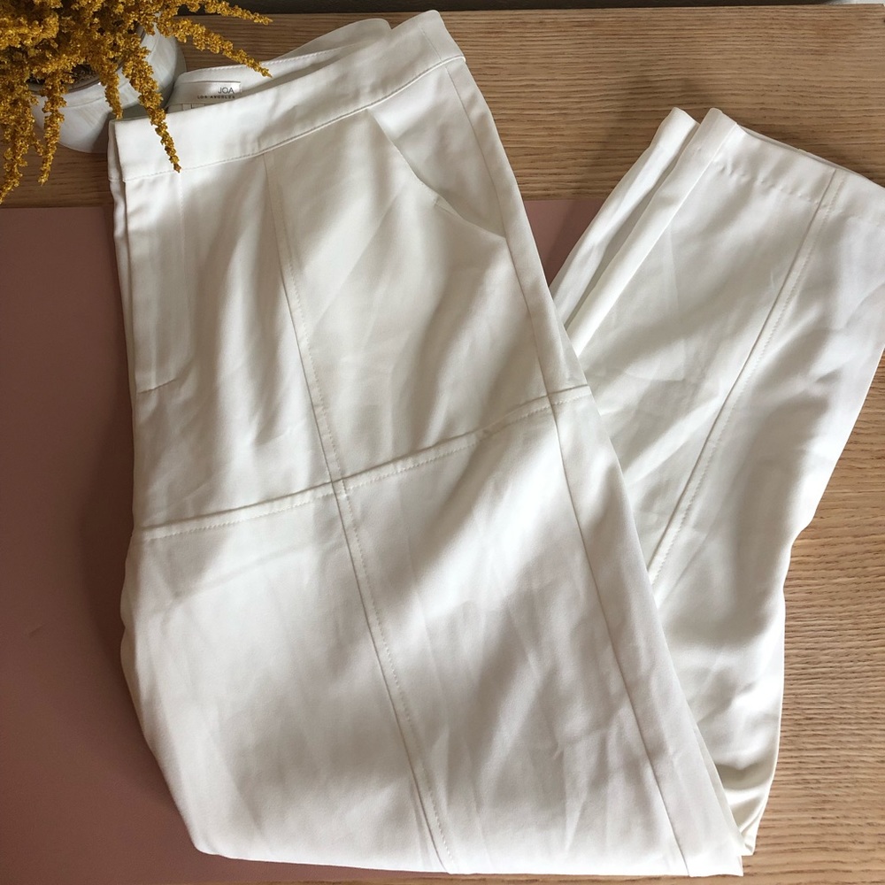 Joa white slack with lining size large